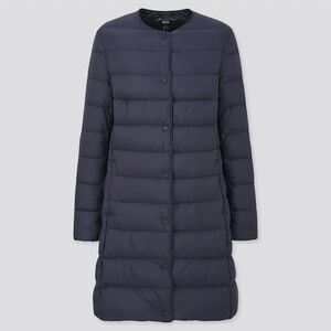 Uniqlo Women's Navy Puffer Coat